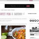 Sweet Peas and Saffron