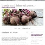 Beets and blue cheese