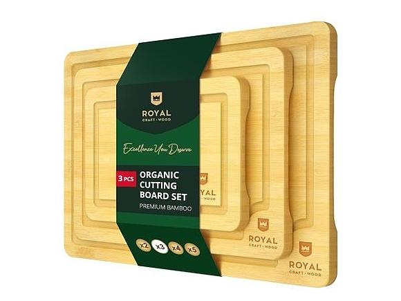 Royal bamboo cutting board set