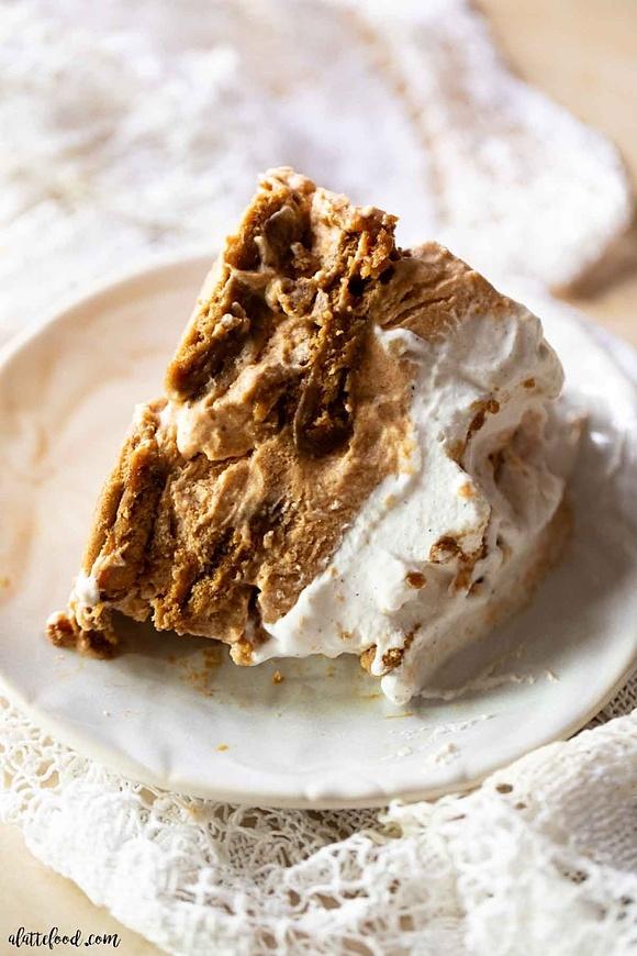 Gingersnap pumpkin icebox cake